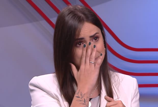 Mari Palma chora ao desabafar sobre o pai em programa da CNN Brasil