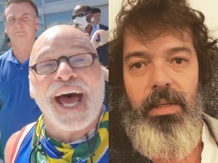 Paulo Cintura é detonado por Bruno Mazzeo após ato com Bolsonaro