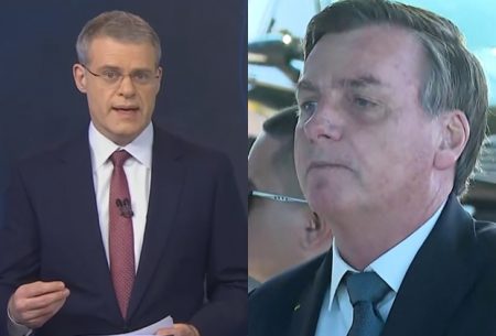 Apresentador dispara contra atitude de Bolsonaro no Jornal da Band