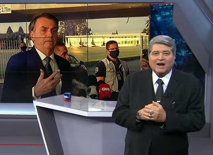 Após elogios de Bolsonaro, Datena solta o verbo em defesa dos jornalistas
