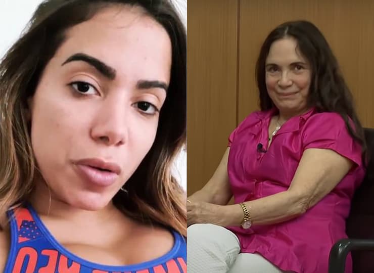 Irritada, Anitta se posiciona e solta o verbo contra Regina Duarte