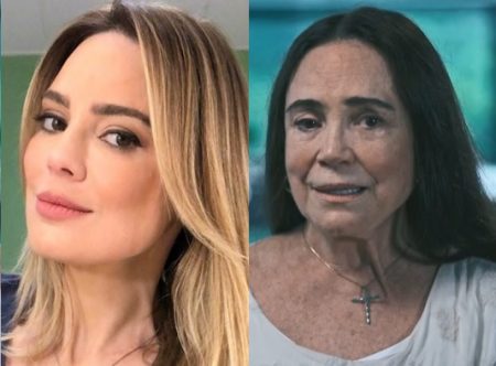 Amordaçada no SBT, Rachel Sheherazade reage contra Regina Duarte
