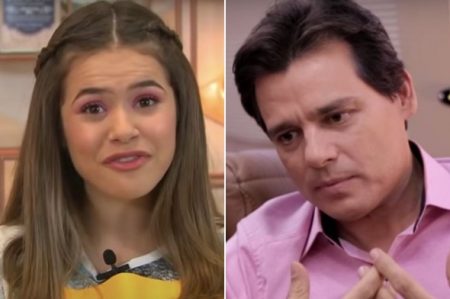 Celso Portiolli finge que é Silvio Santos em vídeo com Maisa e dá o que falar