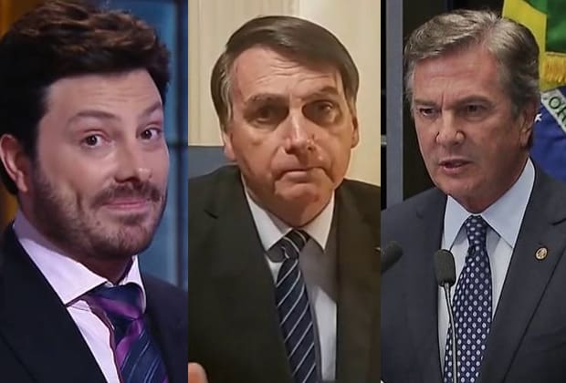 Danilo Gentili ironiza Bolsonaro e Collor reage com frase de Dilma