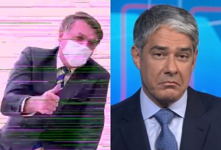 Internautas acusam Bolsonaro de ter provocado a pane no Jornal Nacional