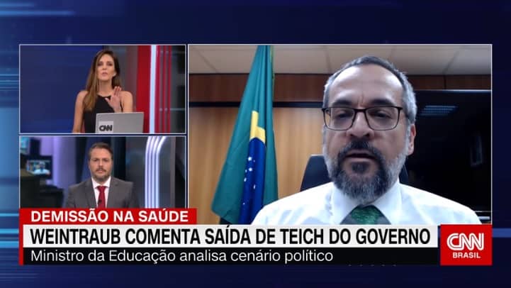 Monalisa Perrone e Ministro da Educação trocam farpas ao vivo na CNN Brasil