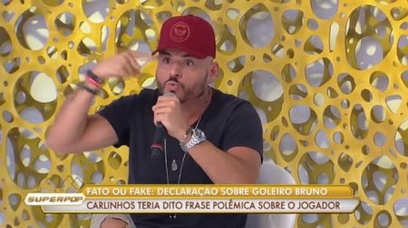 Em guerra com ex, Carlinhos Mendigo diz que “entende” o goleiro Bruno