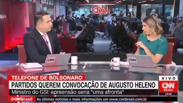 Redação da CNN Brasil tem correria após divulgação de reunião ministerial