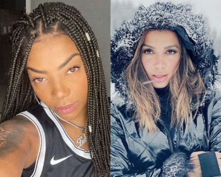 Web flagra “sósia” de Anitta trabalhando para Ludmilla