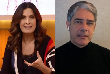 Fátima Bernardes surpreende e fala de William Bonner ao vivo na Globo