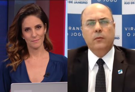 Monalisa Perrone surpreende e dá bronca em Wilson Witzel ao vivo