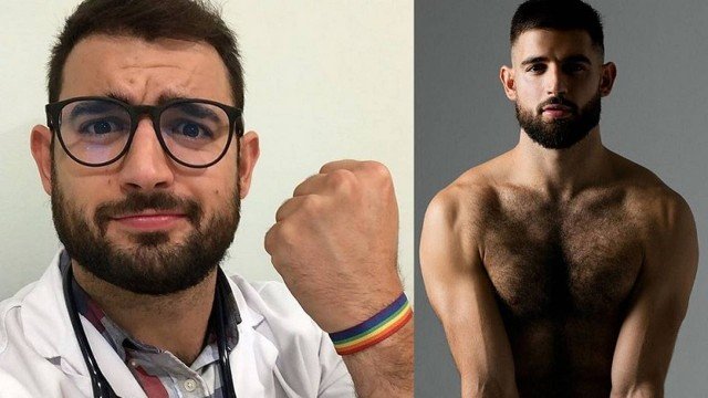 Médico que atua no combate ao coronavírus é eleito o gay mais bonito do mundo