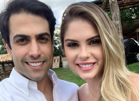 Bárbara Evans filma lua de mel no exterior e quase mostra o marido sem roupa