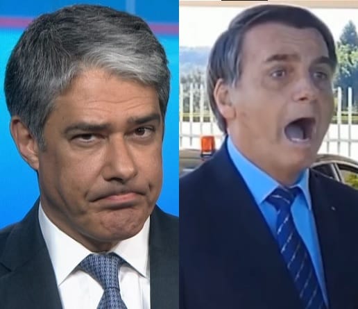 Bolsonaro se transforma em Carminha após William Bonner surgir em plantão na Globo