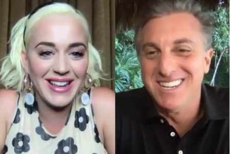 Katy Perry participa do Caldeirão do Huck e causa ao mostrar barriguinha