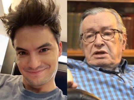 Felipe Neto chama Olavo de Carvalho de burro e ameaça “sistema olavista”