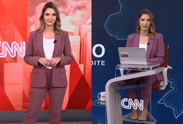 Âncora surge com o mesmo figurino em telejornais da CNN Brasil e dá o que falar