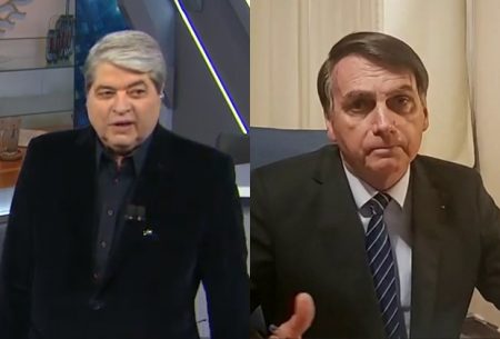 Datena ironiza Bolsonaro e solta o verbo contra Trump, Olavo e Luciano Hang