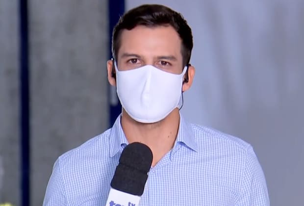 Repórter surpreende e se declara para esposa ao vivo em telejornal da Globo