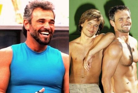 Mateus Carrieri faz homenagem a filho que posou nu com ele em 2004