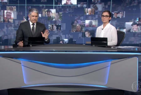 William Bonner e Renata Vasconcellos fazem desabafo histórico no JN e cobram negacionistas