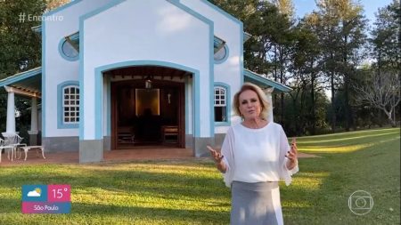 Após mostrar fazenda gigantesca, Ana Maria Braga exibe capela que construiu