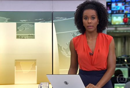 Maju Coutinho é interrompida por falha no Jornal Hoje e reage ao vivo