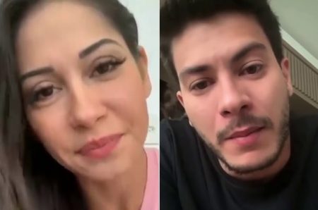 Arthur Aguiar é acusado de abandonar a filha e deixar Mayra Cardi na mão