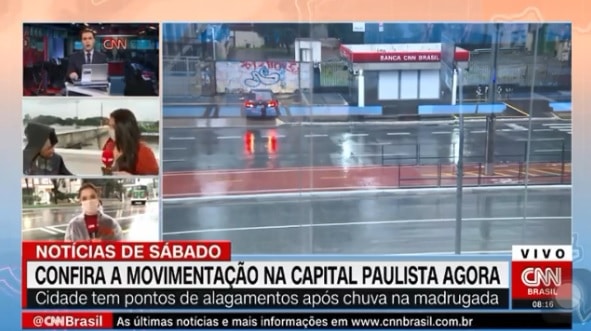 Sem segurança, repórter da CNN Brasil é assaltada durante jornal ao vivo