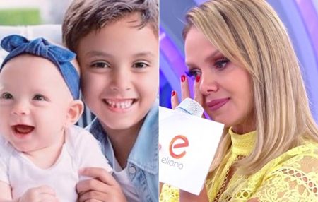 Com Covid-19, Eliana recebe mensagem do filho e se emociona