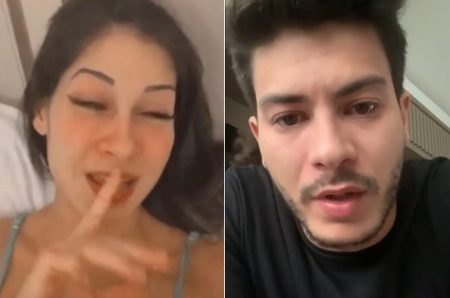 Mayra Cardi revela detalhes da intimidade de Arthur Aguiar