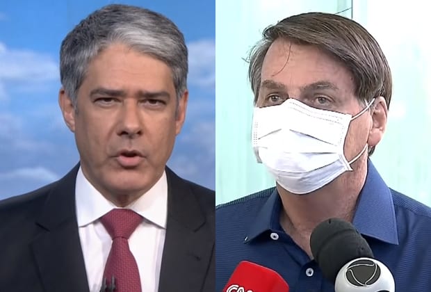 Jornal Nacional toma atitude com exclusiva de Bolsonaro para Record e CNN
