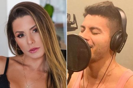 Arícia anuncia namoro com Arthur Aguiar, comemora repercussão e vira cantora