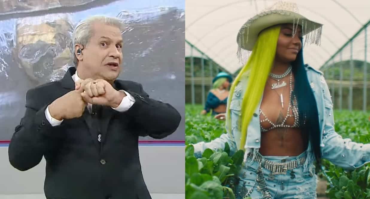Na RedeTV!, Sikêra Jr cutuca Ludmilla ao anunciar apreensão de maconha