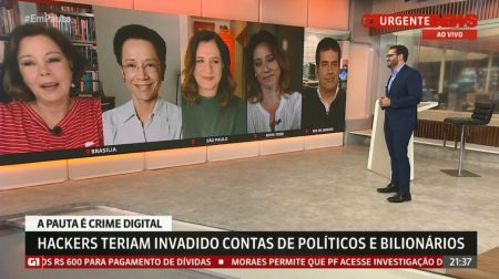 Na GloboNews, jornalista deixa escapar que está assistindo ao Fla-Flu