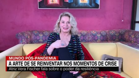 Na CNN Brasil, Vera Fischer se oferece para apresentar programa