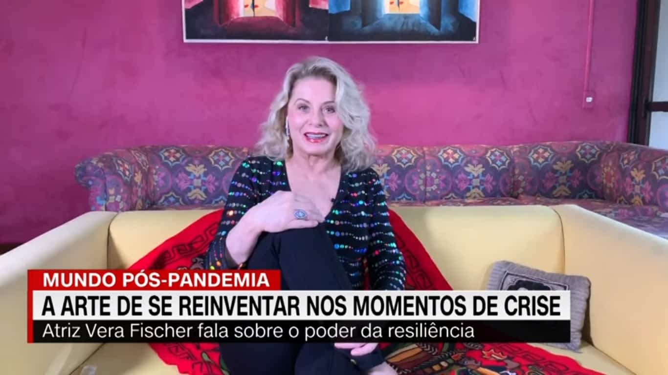 Na CNN Brasil, Vera Fischer se oferece para apresentar programa