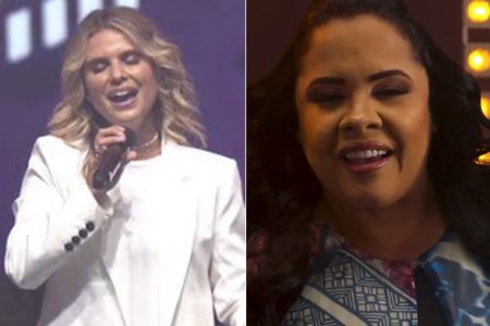 Cassiane desdenha do coronavírus com Aline Barros e toma atitude polêmica ao vivo