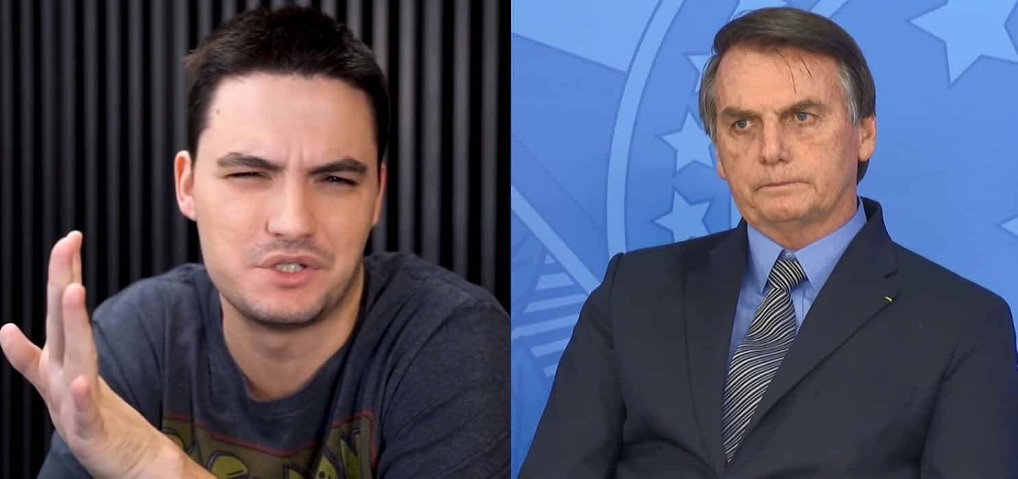 Felipe Neto se revolta e critica responsável por imagem que o “uniu” a Bolsonaro