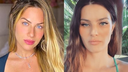 Isabeli Fontana se confunde ao falar com Giovanna Ewbank e causa climão