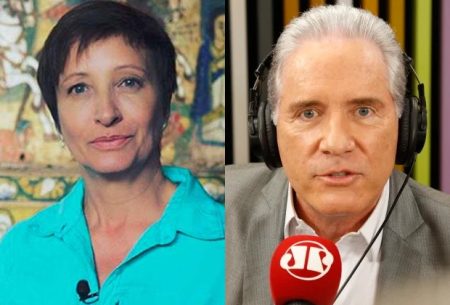 Sônia Bridi se irrita com declaração de Roberto Justus sobre coronavírus