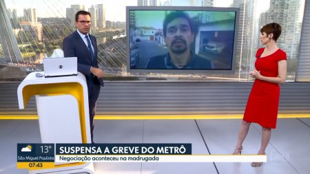Ao vivo, Rodrigo Bocardi leva fora de metroviário e cena viraliza