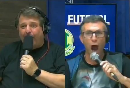 Craque Neto não se segura, grita com gol e assusta colega narrador