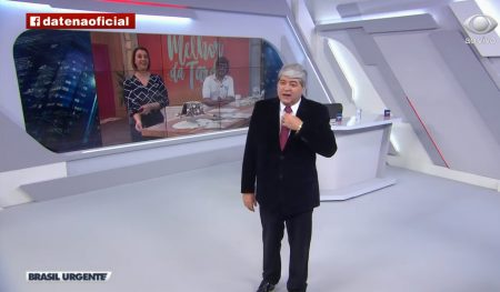 Datena revela que quase perdeu o emprego na Band e culpa Catia Fonseca ao vivo