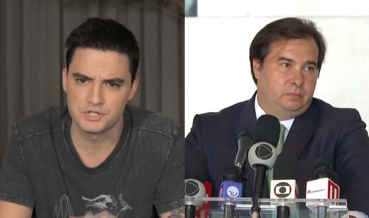 Bolsonaristas querem evitar encontro entre Rodrigo Maia e Felipe Neto