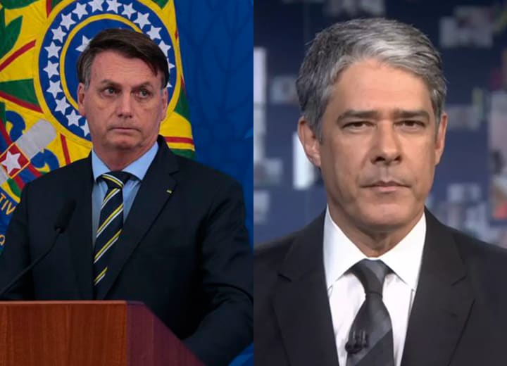 Irritado com acusação do JN, Bolsonaro promete medida contra a Globo