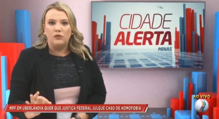 Ao vivo, apresentadora da Record detona homofóbicos cristãos