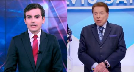 Dudu Camargo alfineta cabelo de Silvio Santos e diz que Cabrini usa peruca