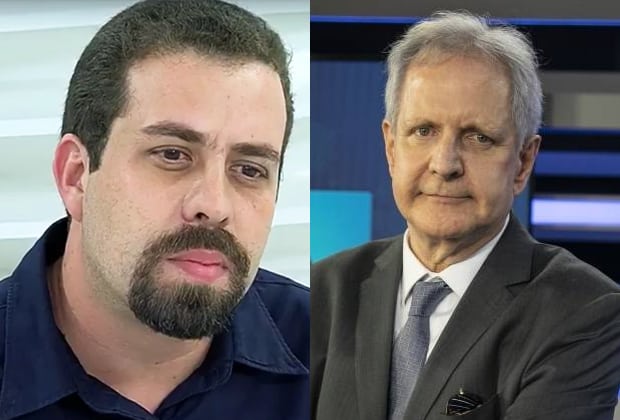 Guilherme Boulos se irrita e toma atitude contra Augusto Nunes