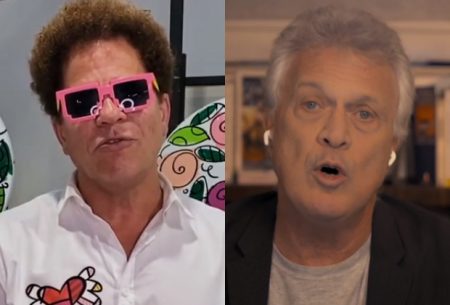 Romero Britto se recusa a responder perguntas e Pedro Bial desabafa na Globo